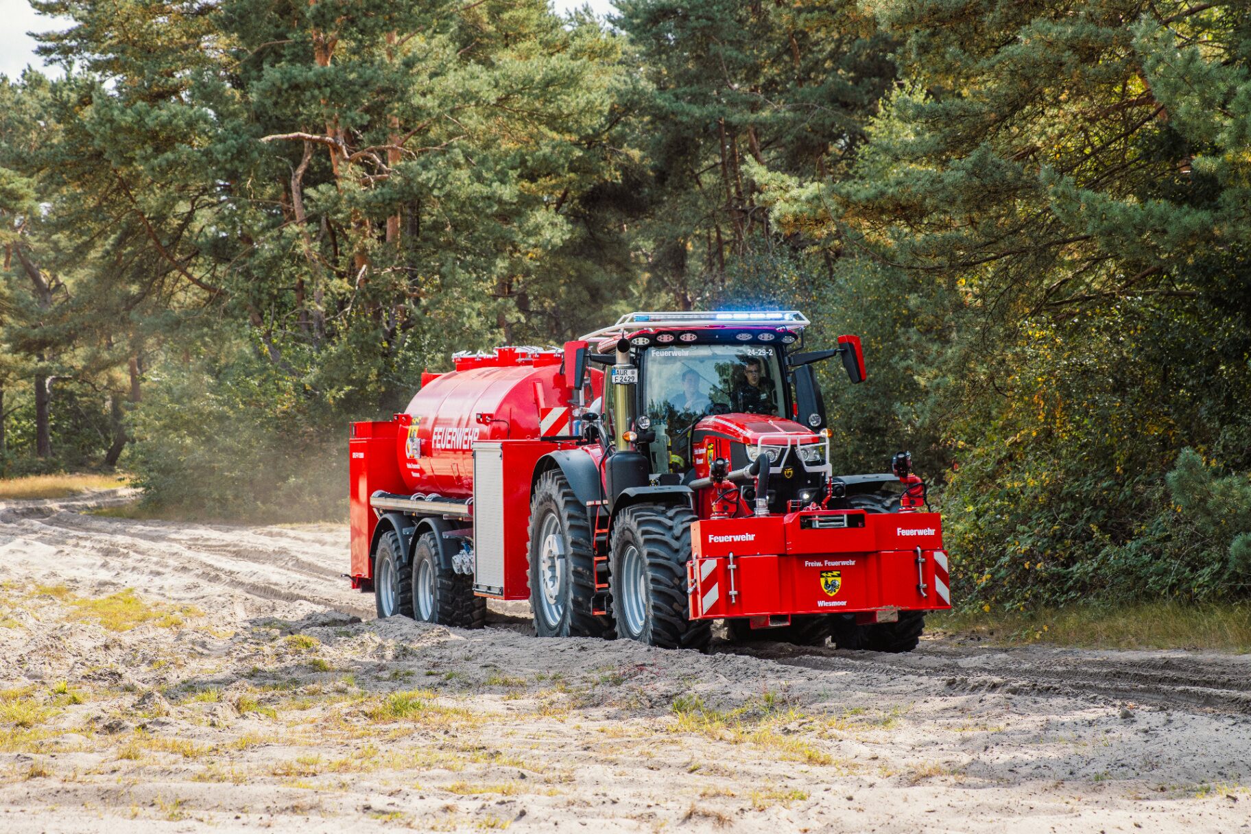 REAKTIS GTLF-V der Freiwilligen Feuerwehr Wiesmoor im Geländeeinsatz