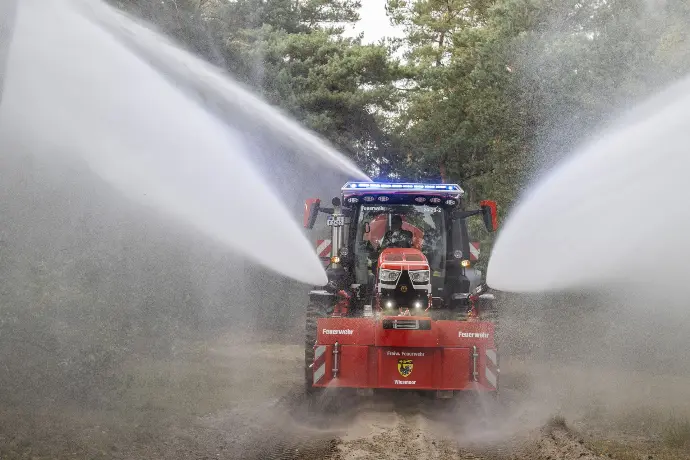 Löschmonitore im Einsatz